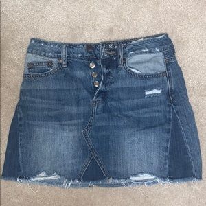 American Eagle denim mini skirt